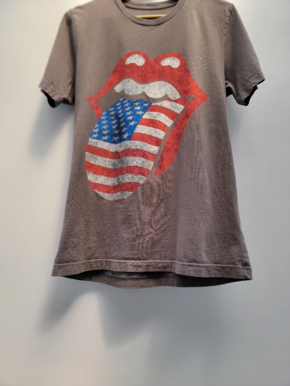 Rolling Stones 2021 No Filter Tour T-Shirt Medium Unisex Gray Flag Festival Boho - Picture 5 of 11